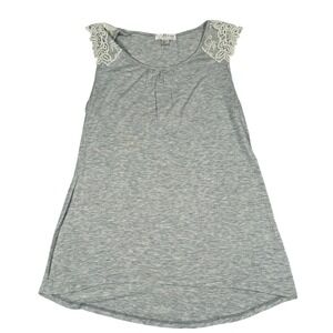 Vintage Tunic Top Small Boho Chic Lace Crochet Lightweight Knit Y2K Angelcore